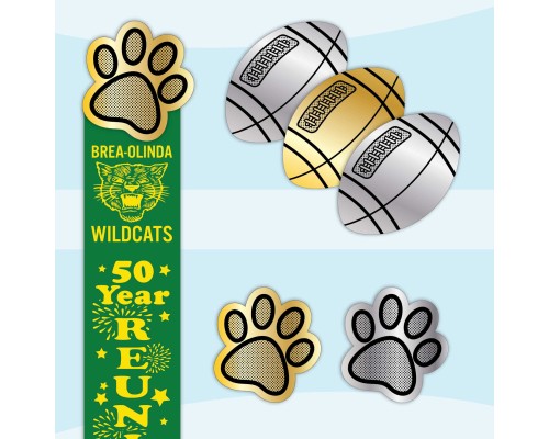 Sticky Toppers - Foil