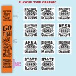 Football Playoff Ribbons