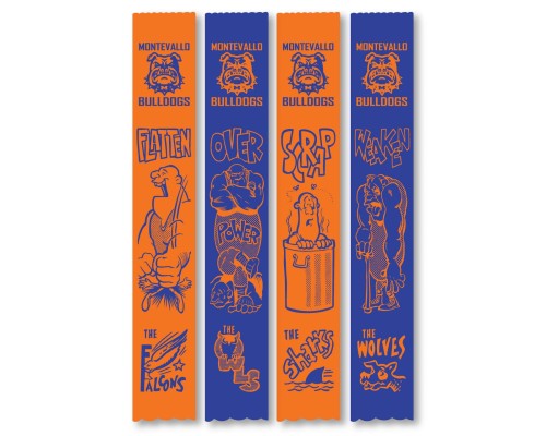 Wrestling Slogan Ribbons